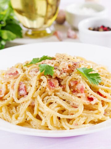 Pasta carbonara