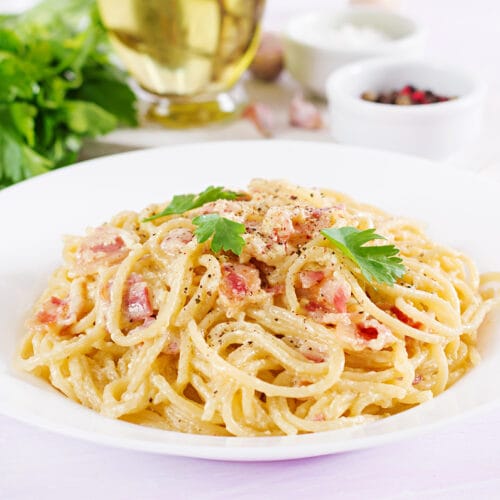 Authentic Italian Pasta Carbonara