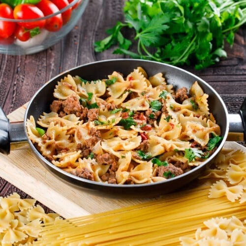 Italian Sausage and Peppers Pasta