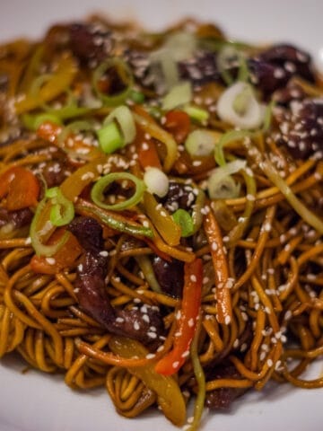beef lo mein