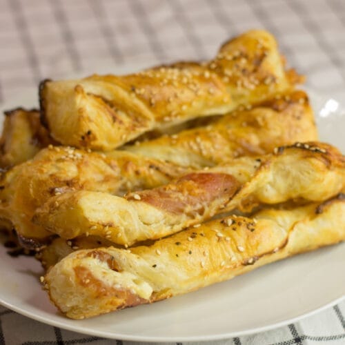 Prosciutto and Cheese Breadsticks