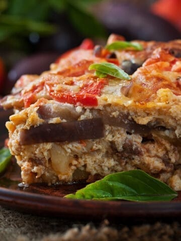 Greek eggplant moussaka