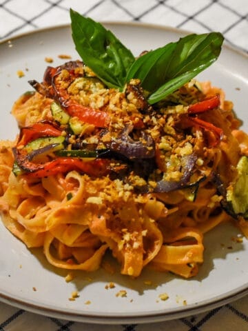 Roasted Veggie Tagliatelle